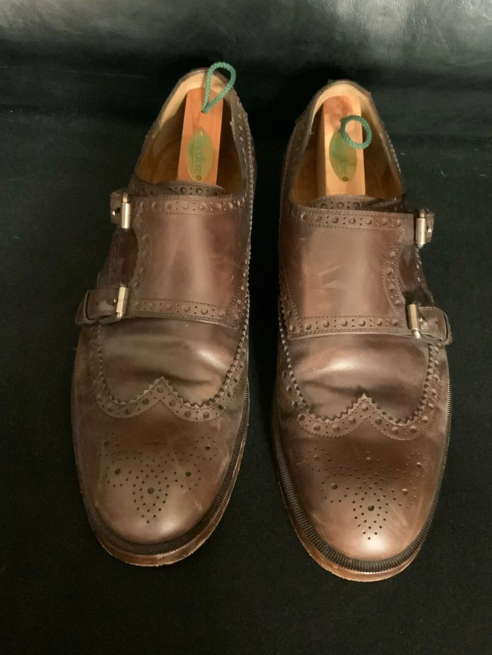 Gucci monk strap dress shoes